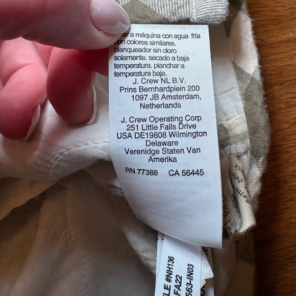 Madewell Green White Gingham Quilted Button Front Wrap Mini Skirt Size 12 - Picture 12 of 13